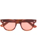 Garrett Leight Canter tortoiseshell-effect sunglasses - Brown