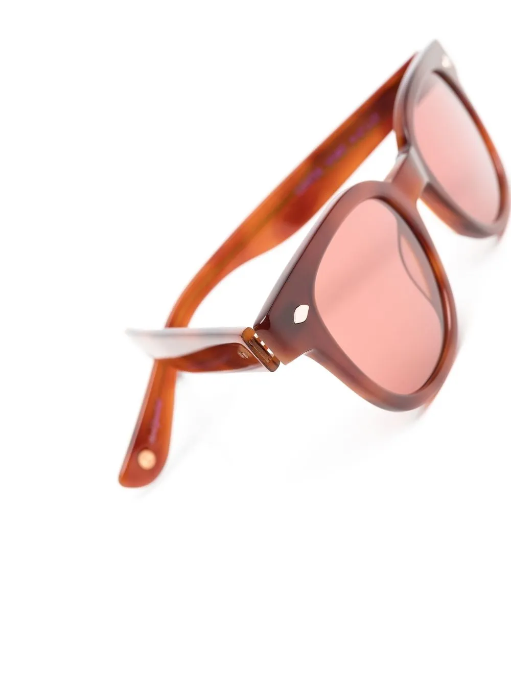  Garrett Leight Canter Tortoiseshell-effect Sunglasses - Brown 