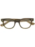 Garrett Leight Canter square-frame glasses - Brown