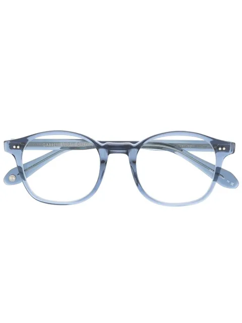 Garrett Leight lentes Riley con armazón redonda