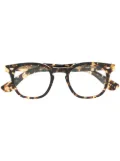 Garrett Leight Byrne square-frame glasses - Brown