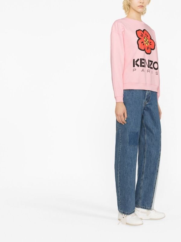 Kenzo Boke Flower-print Sweatshirt - Farfetch