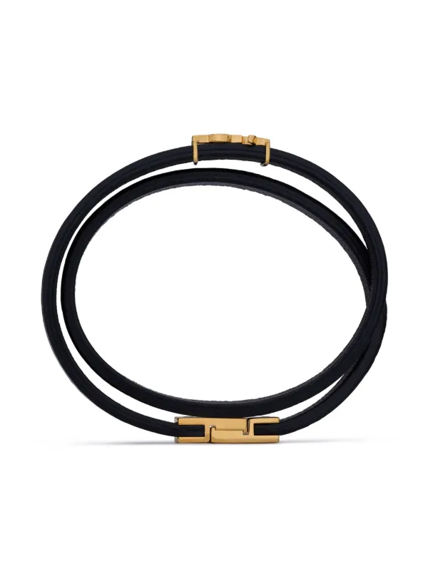 Saint Laurent YSL ブレスレット | ブラック | FARFETCH JP
