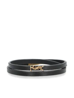 SAINT LAURENT バングル 黒 レザー 楽天市場】サンローラン バングルの通販