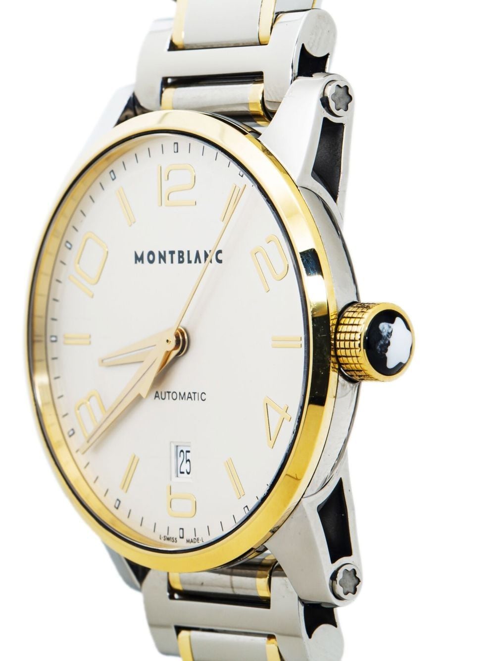 Pre-owned Montblanc  Timewalker 39mm In White