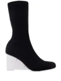 Alexander McQueen Shard 115mm wedge boots - Black