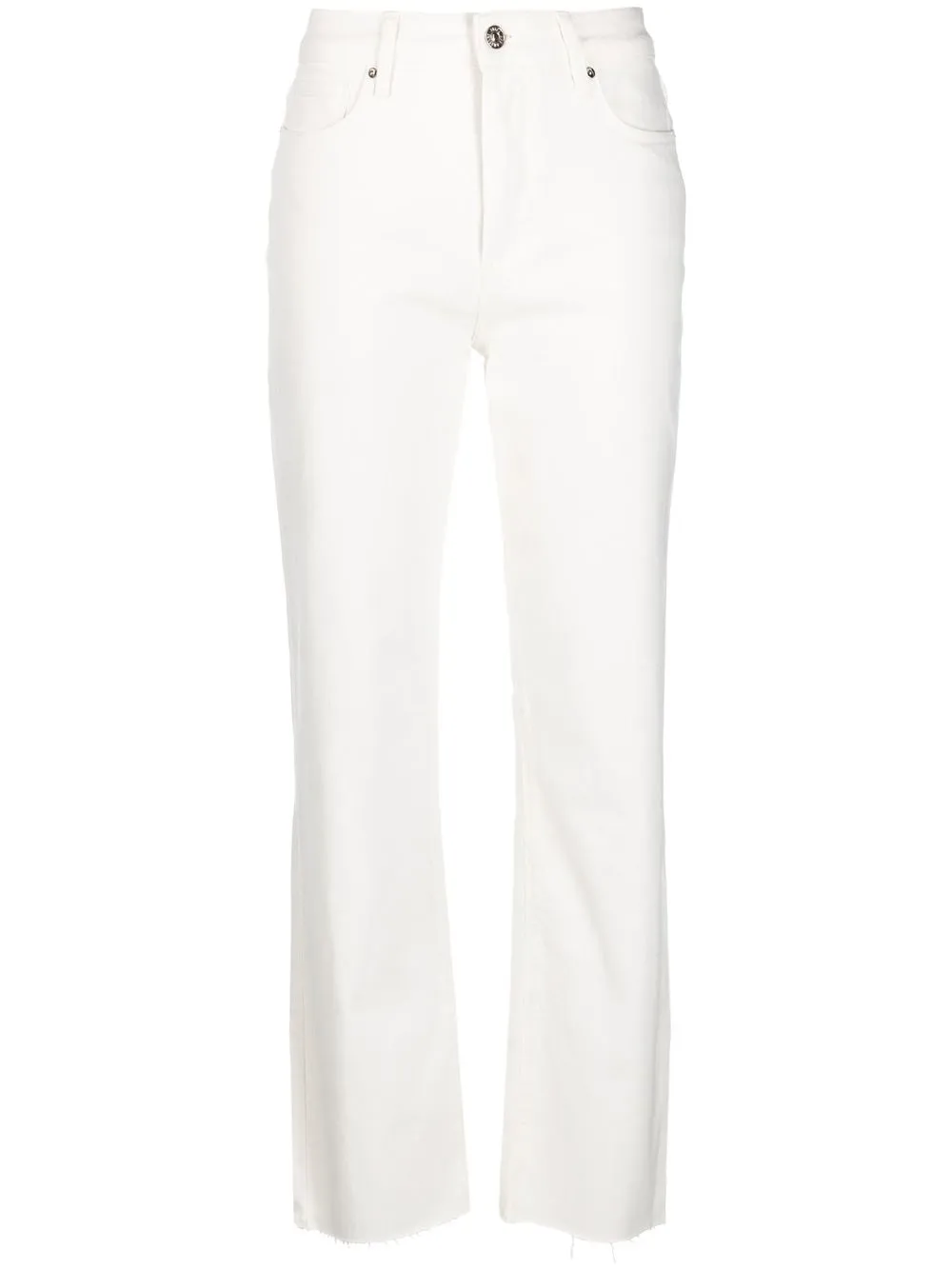 

PAIGE Stella raw-cut hem jeans - Neutrals