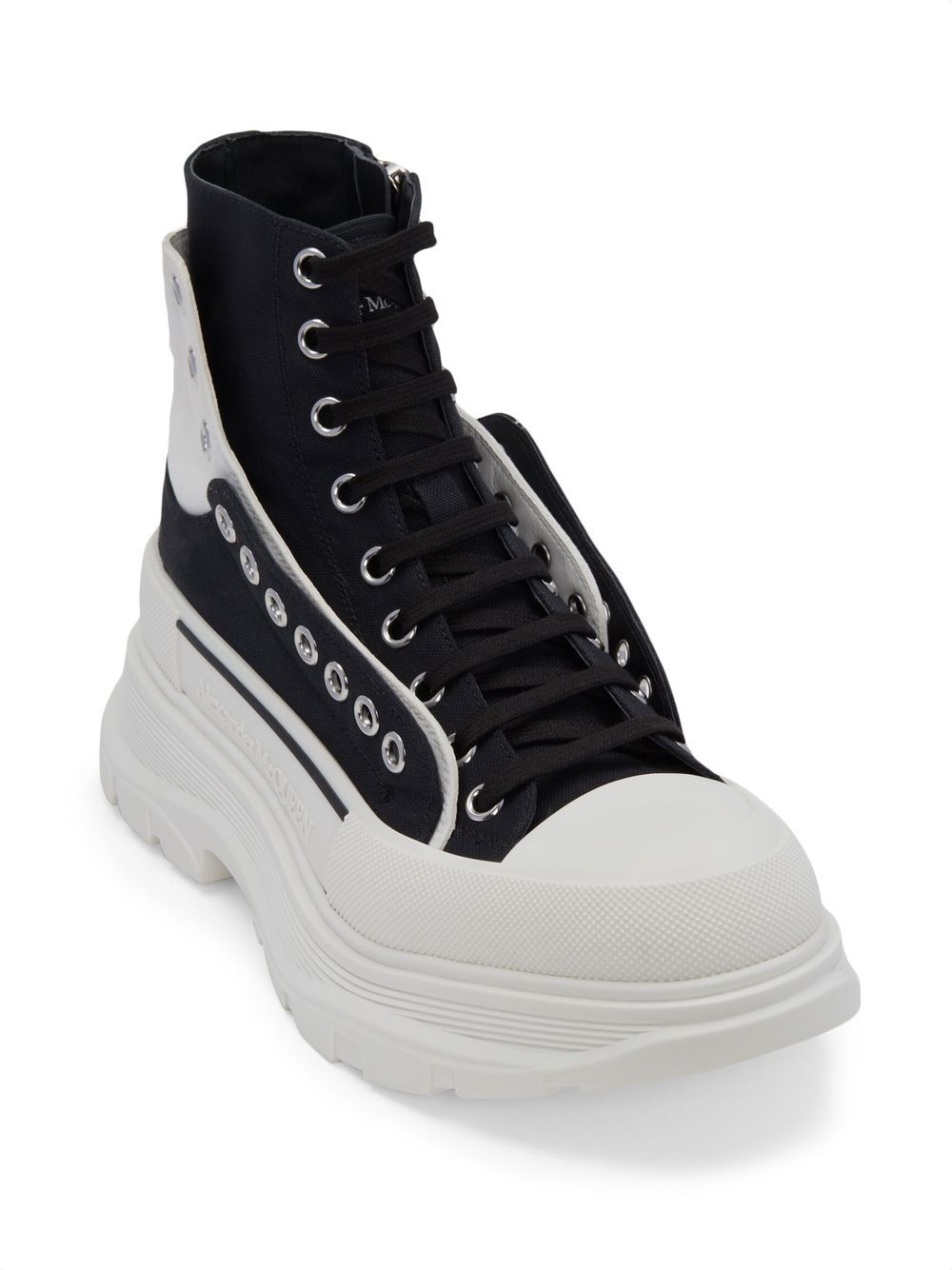 Alexander McQueen Tread Slick veterlaarzen - Zwart