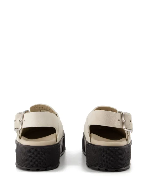 Alexander McQueen バックル サンダル | ニュートラル | FARFETCH JP