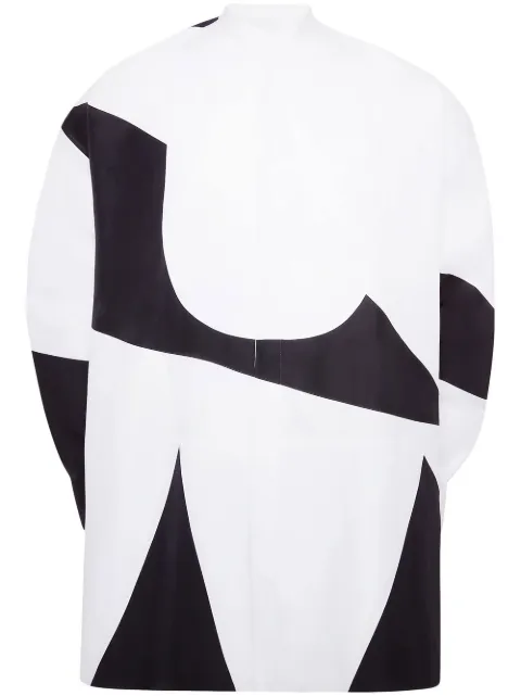 Alexander McQueen graphic-print poplin shirt