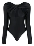 Coperni twisted cut-out bodysuit - Black