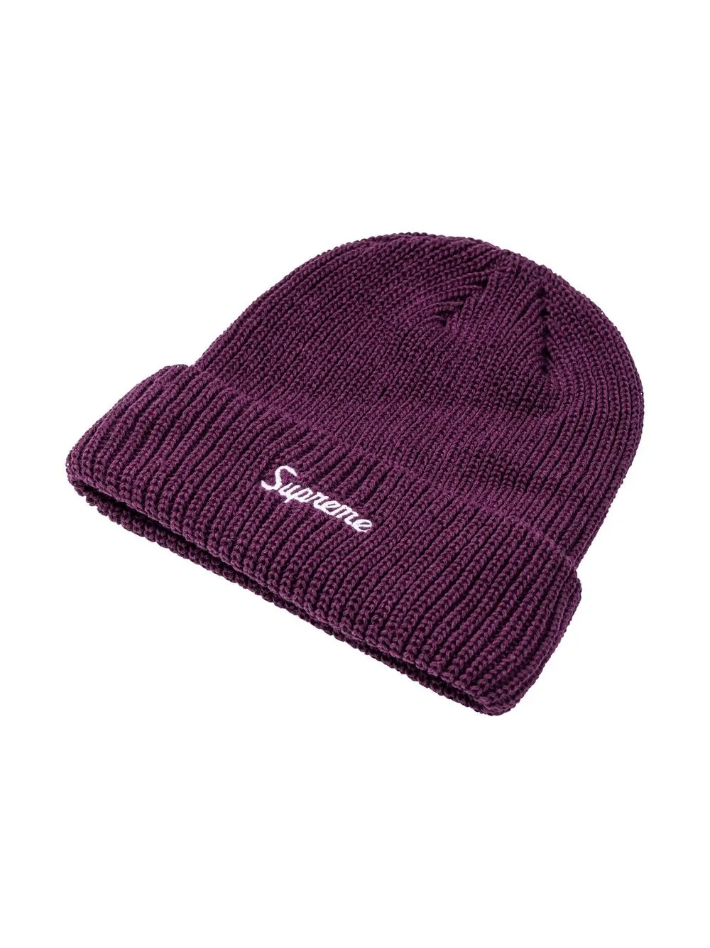 Shop Supreme Loose Gauge Beanie In Violett