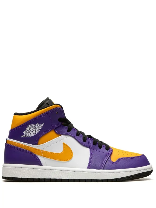 Air Jordan 1 Mid Lakers Top 3 - 852542-005 | Limited Resell