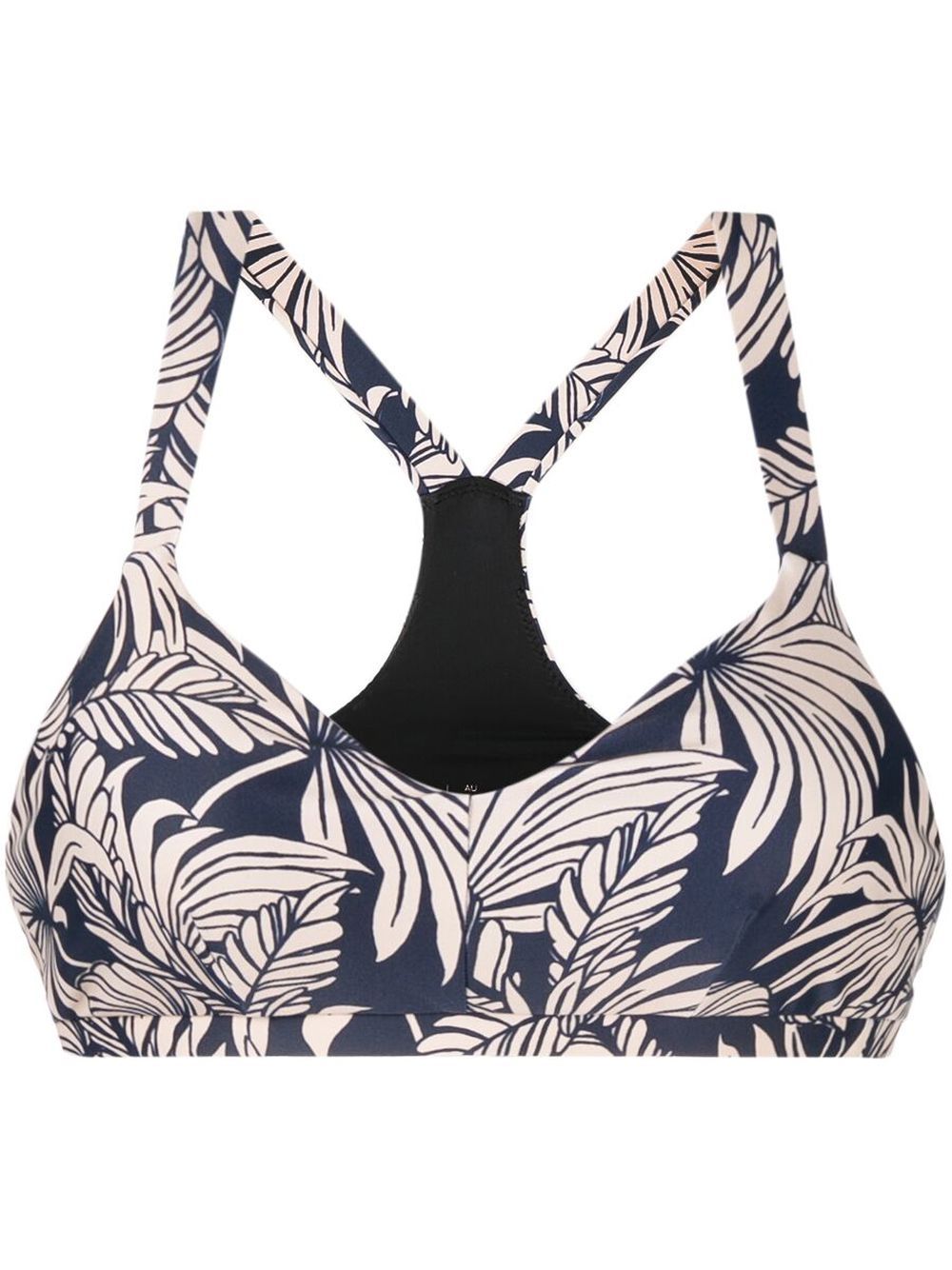 

The Upside Mazari leaf-print top - Blue