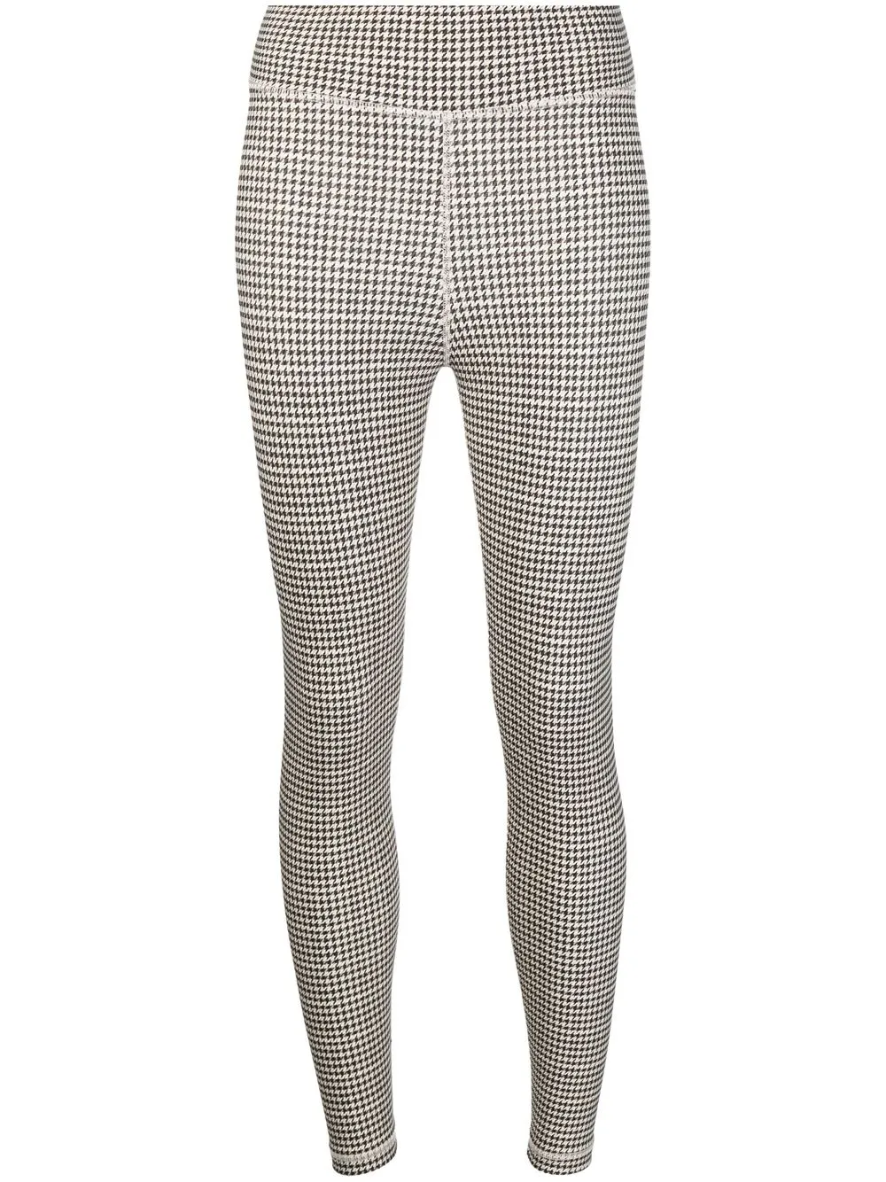 

The Upside herringbone-pattern print leggings - Black