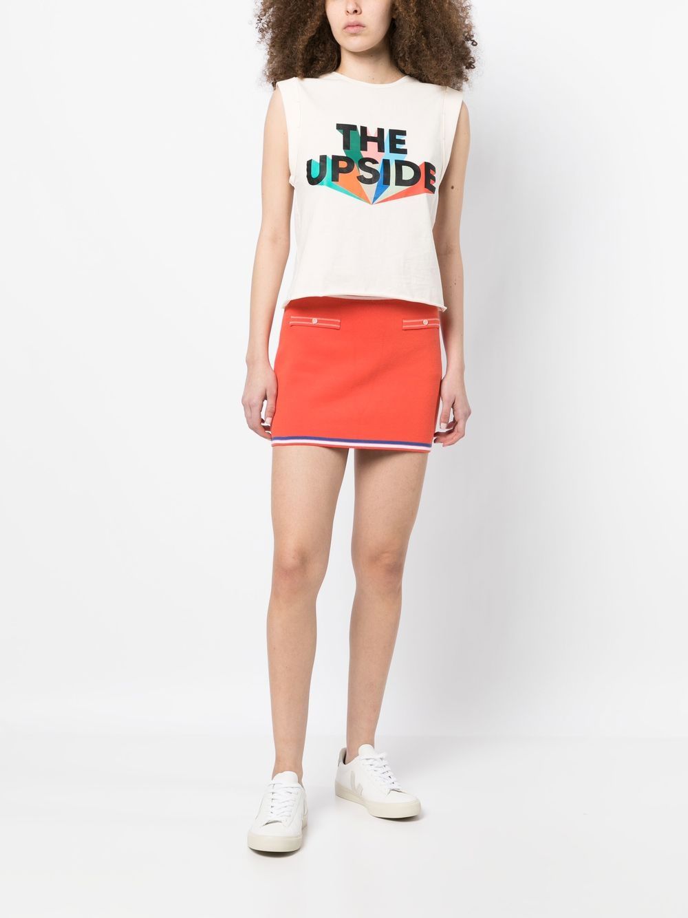 The Upside Cropped tanktop - Wit