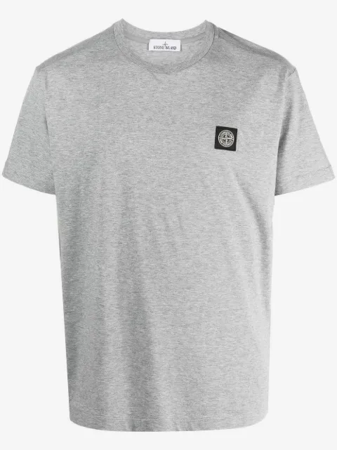 Stone Island logo-patch short-sleeve T-shirt
