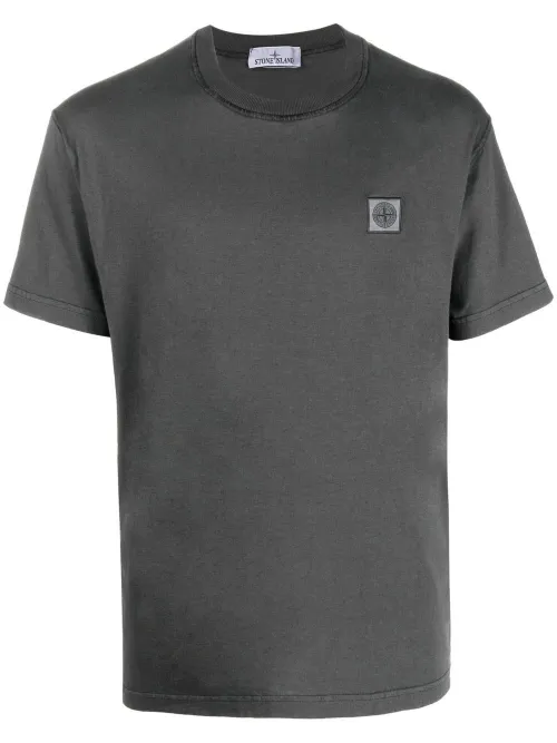 T-shirt en coton à patch Compass - Stone Island - Modalova