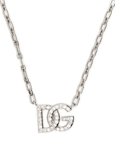 Dolce & Gabbana logo-charm chain-link necklace