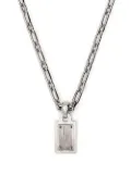Dolce & Gabbana logo-pendant chain-link necklace - Silver