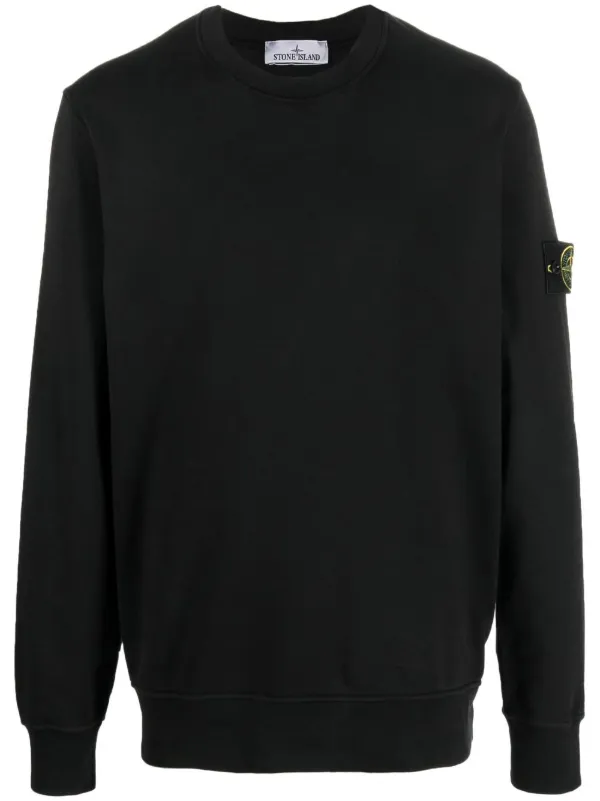 Stone Island Compass-patch crew-neck Sweatshirt - Farfetch