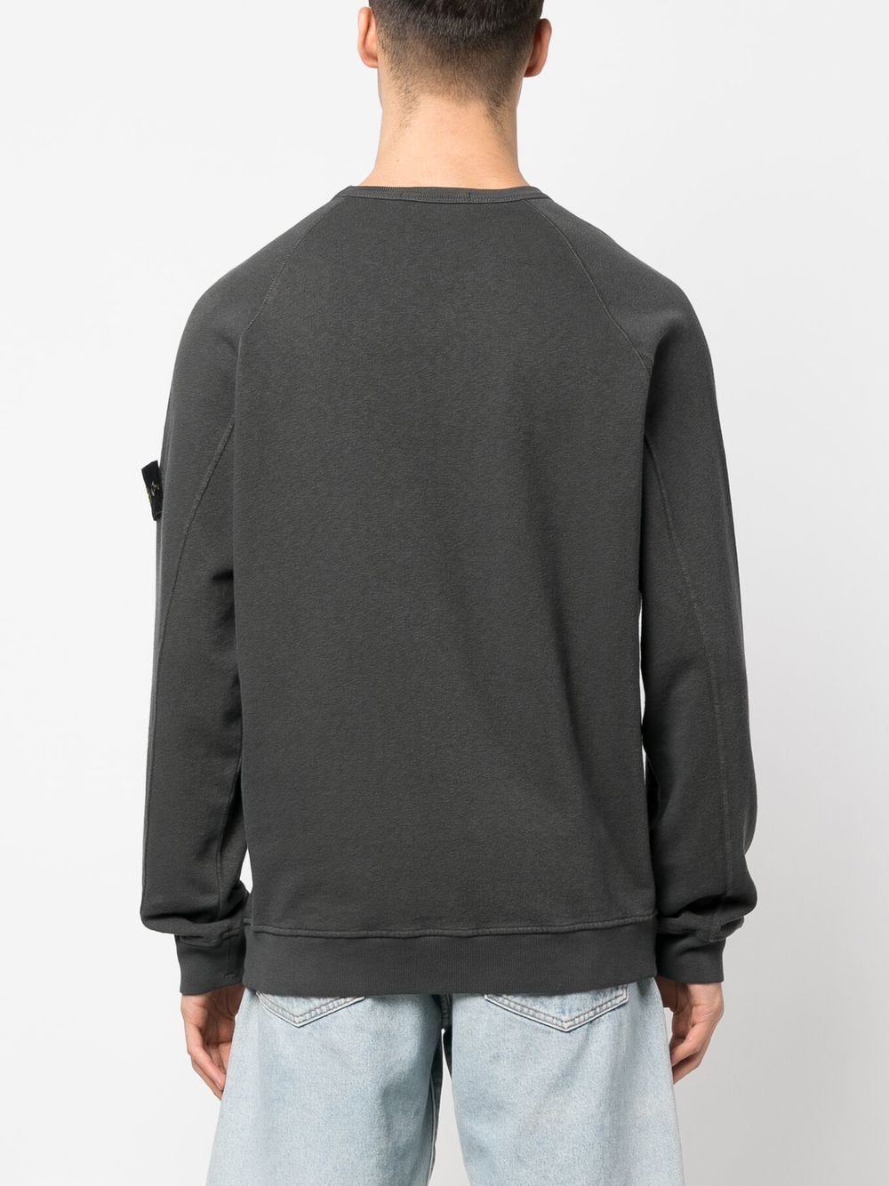 Stone Island Compass-patch crew-neck Sweatshirt - Farfetch