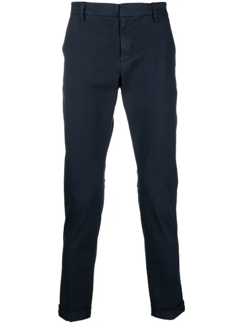 DONDUP tapered-leg cropped chinos 