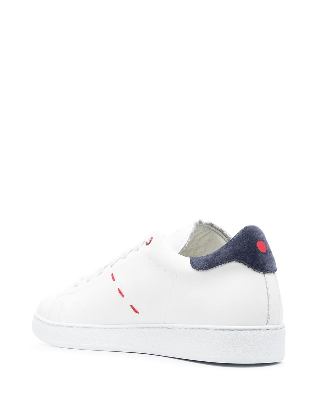 Kiton contrast-stitching low-top Sneakers - Farfetch