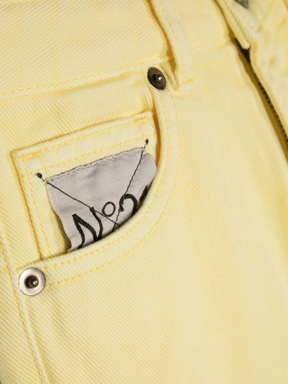 N°21 Flared-leg Cut Trousers In Yellow