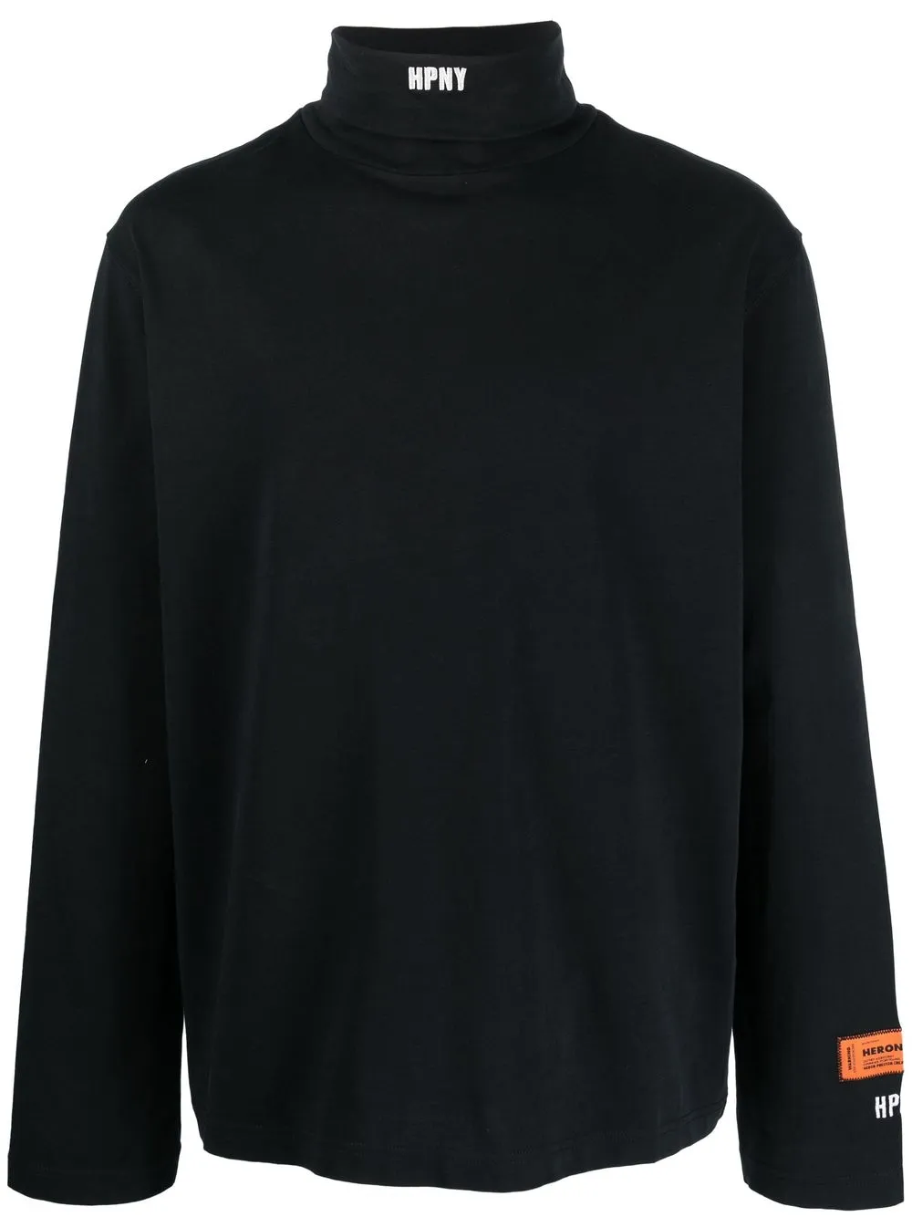 

Heron Preston ribbed roll-neck jumper - Black