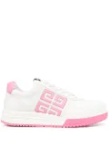 Givenchy Pink 4G Low-Top Sneakers - White