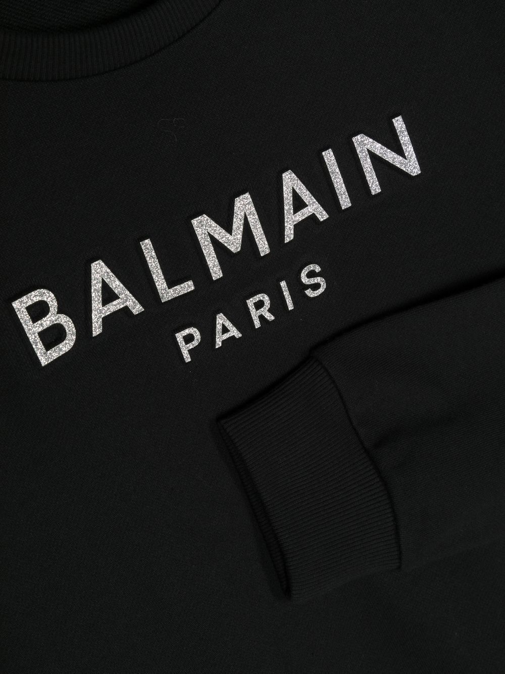 Balmain Kids logo-print Crew Neck Sweatshirt - Farfetch