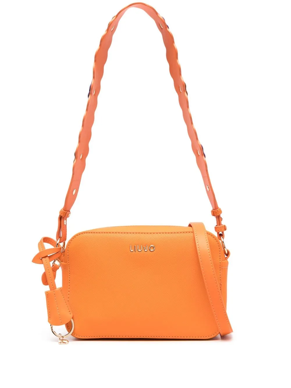 

LIU JO bolsa de hombro con aplique floral - Naranja