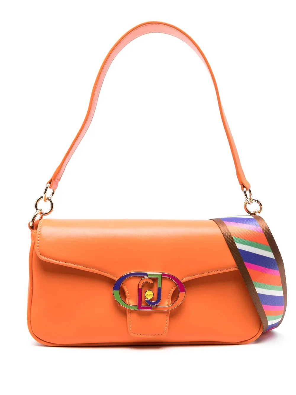

LIU JO logo-plaque shoulder bag - Orange
