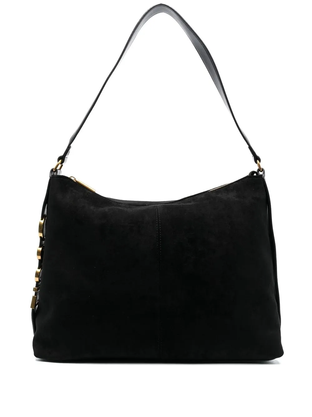 

LIU JO large logo-lettering shoulder bag - Black