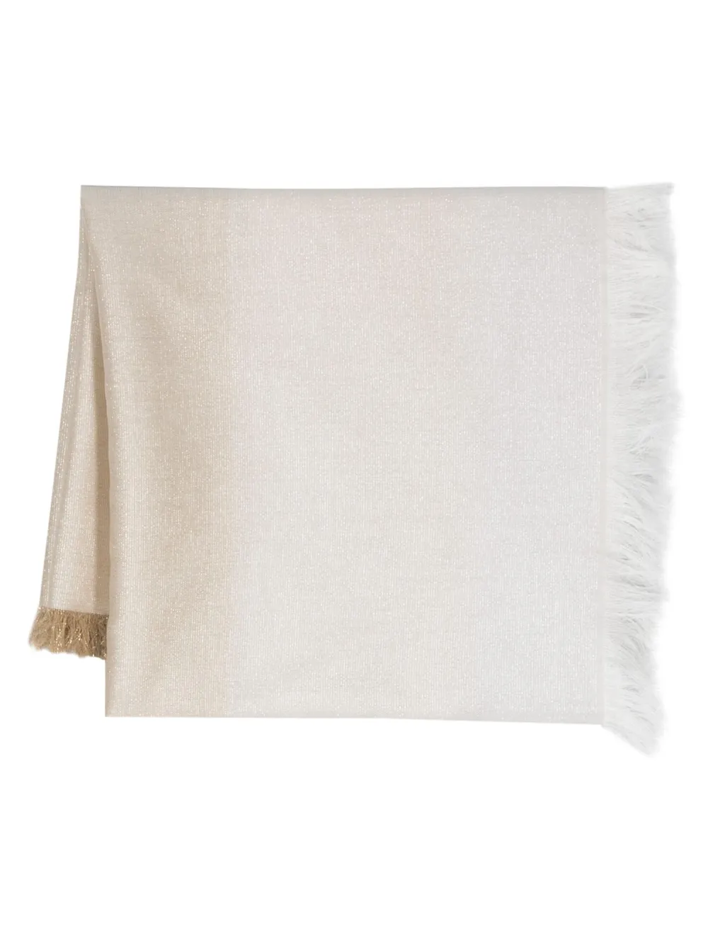 Peserico gradient-effect scarf - Neutrals