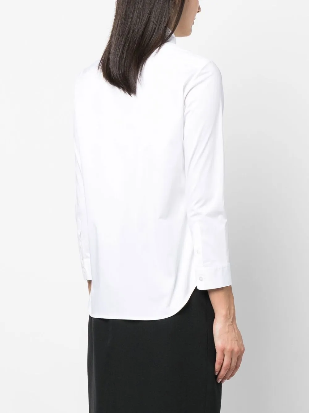 crop-sleeve shirt