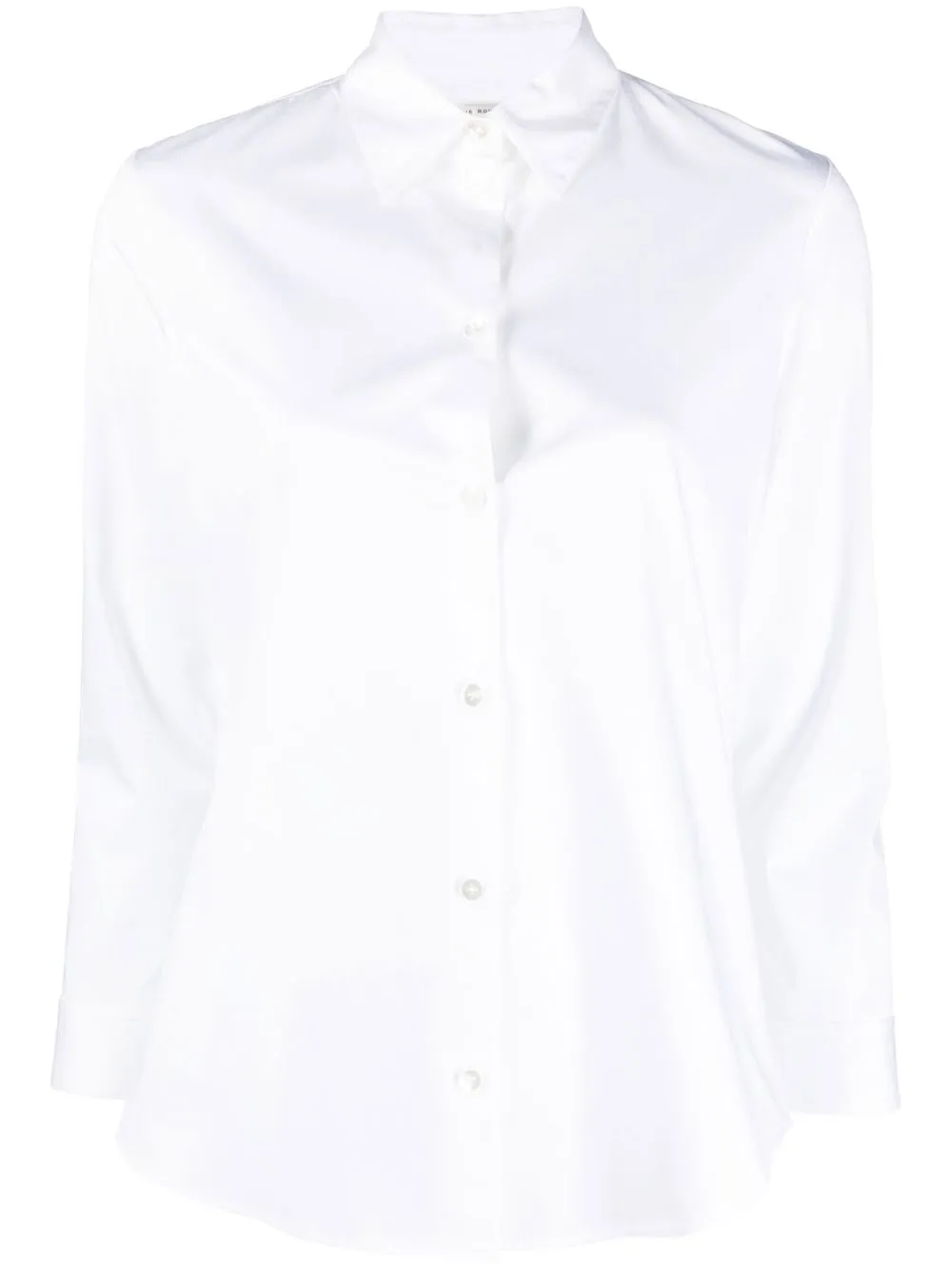 

The Row crop-sleeve shirt - White