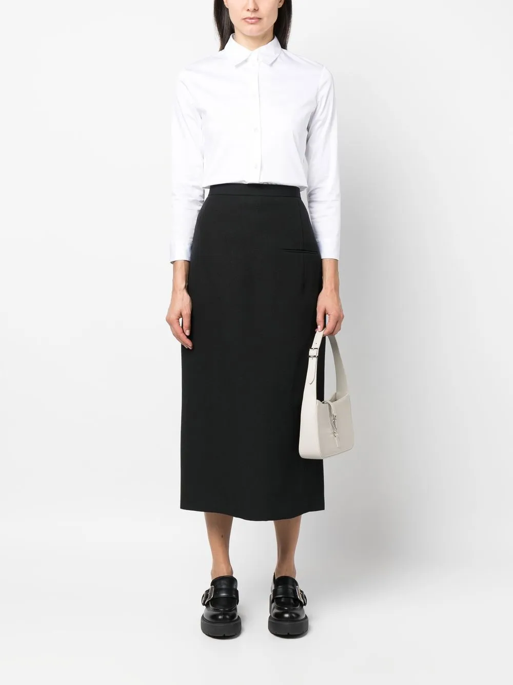 The Row Blouse met cropped mouwen - Wit
