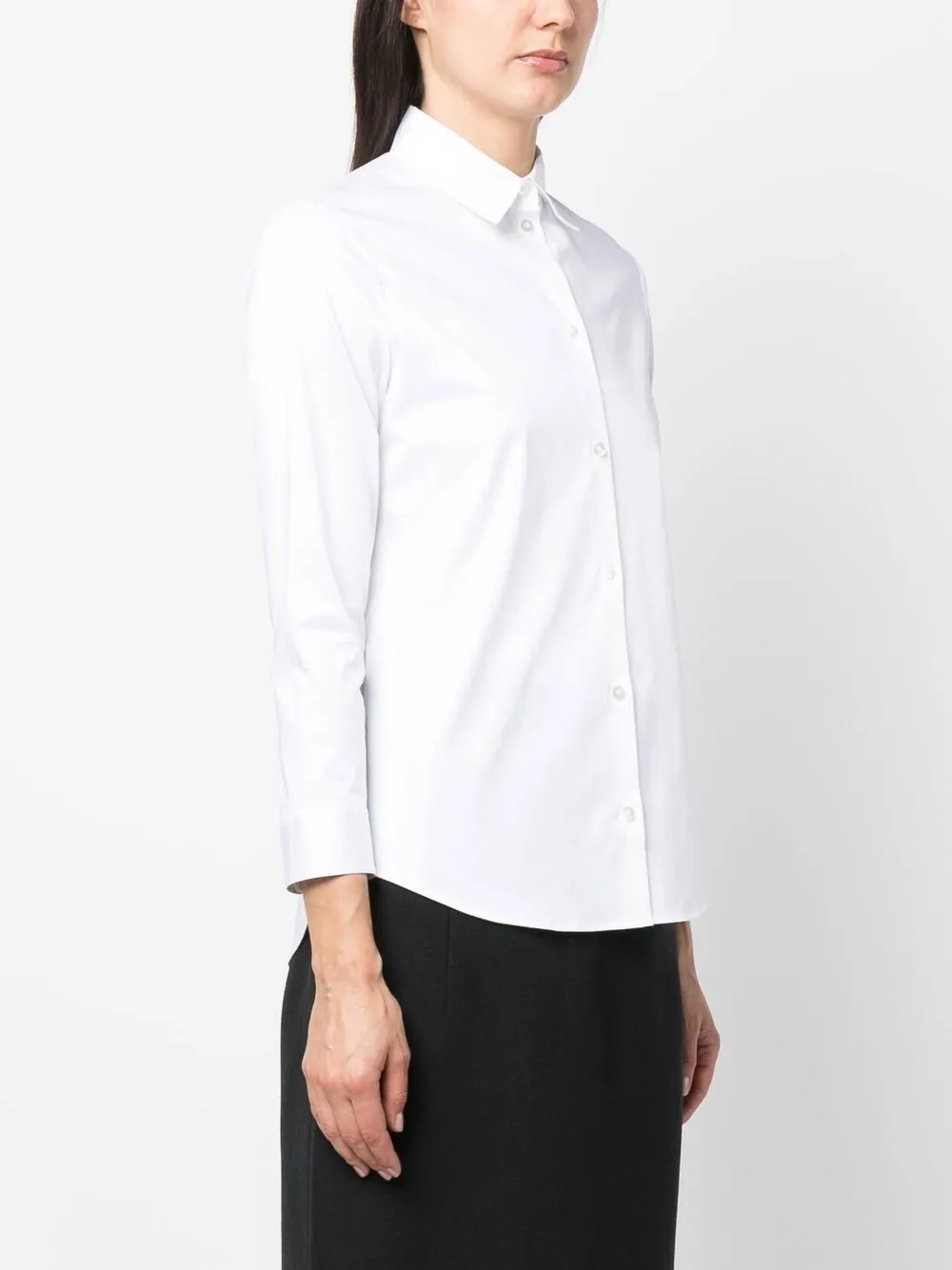 crop-sleeve shirt