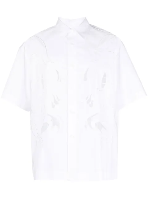 Feng Chen Wang Phoenix cut-out shirt