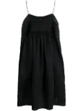 Cecilie Bahnsen textured empire-line dress - Black