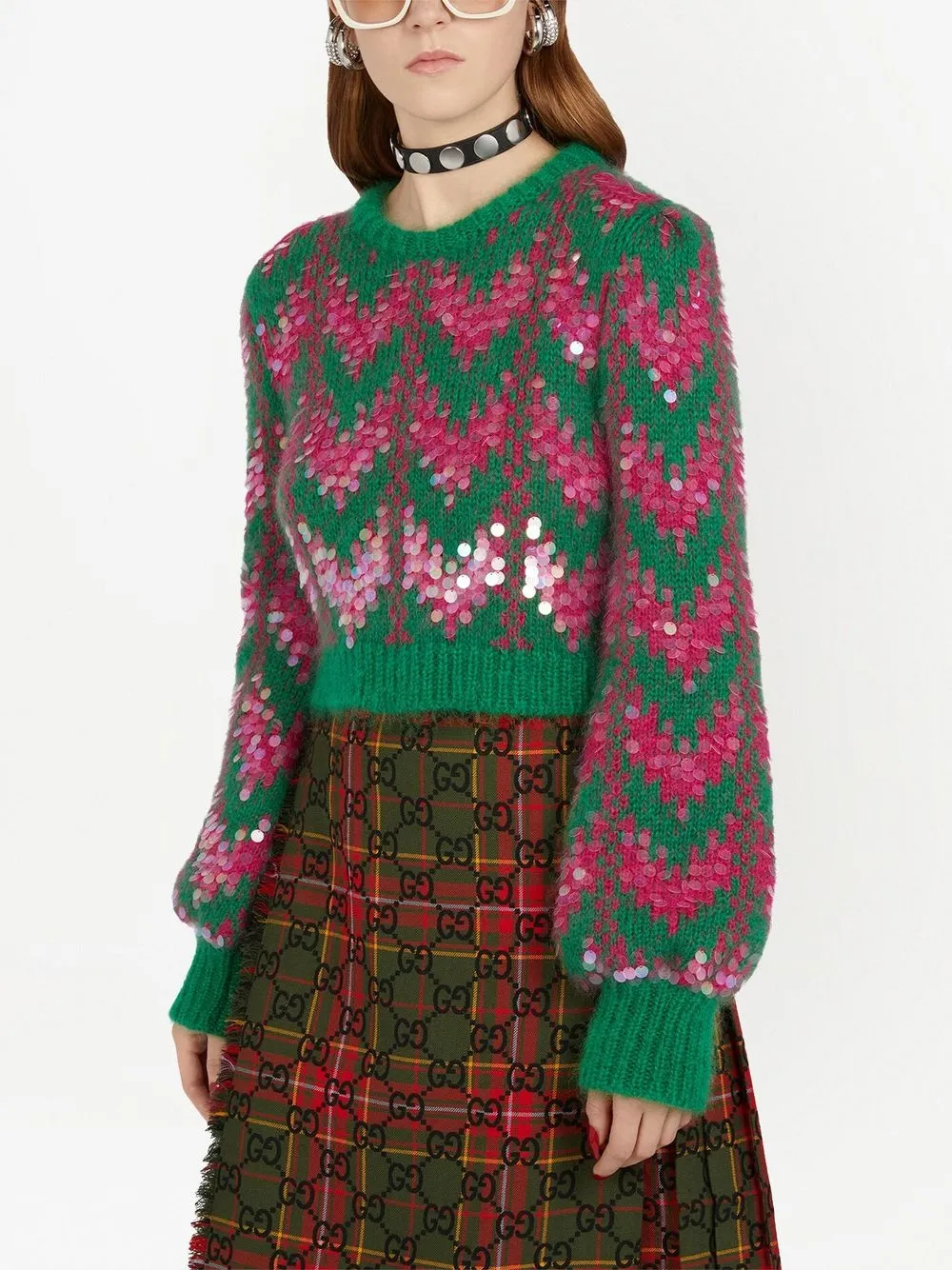 Gucci sequin hot sale sweater