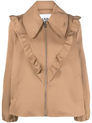 GANNI zip-up Jacket - Farfetch