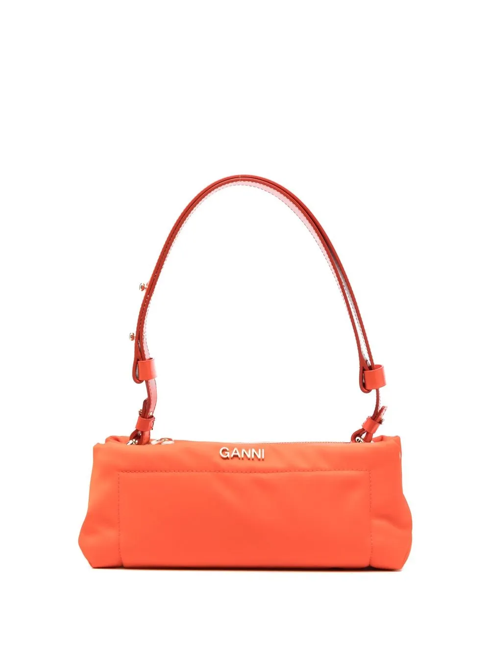 

GANNI long mini tote bag - Orange