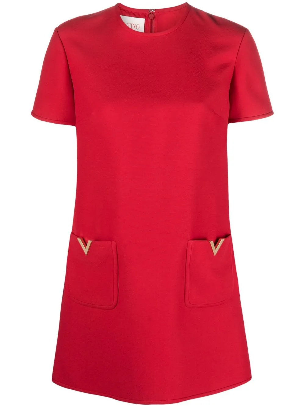 

Valentino VGold shift dress - Red