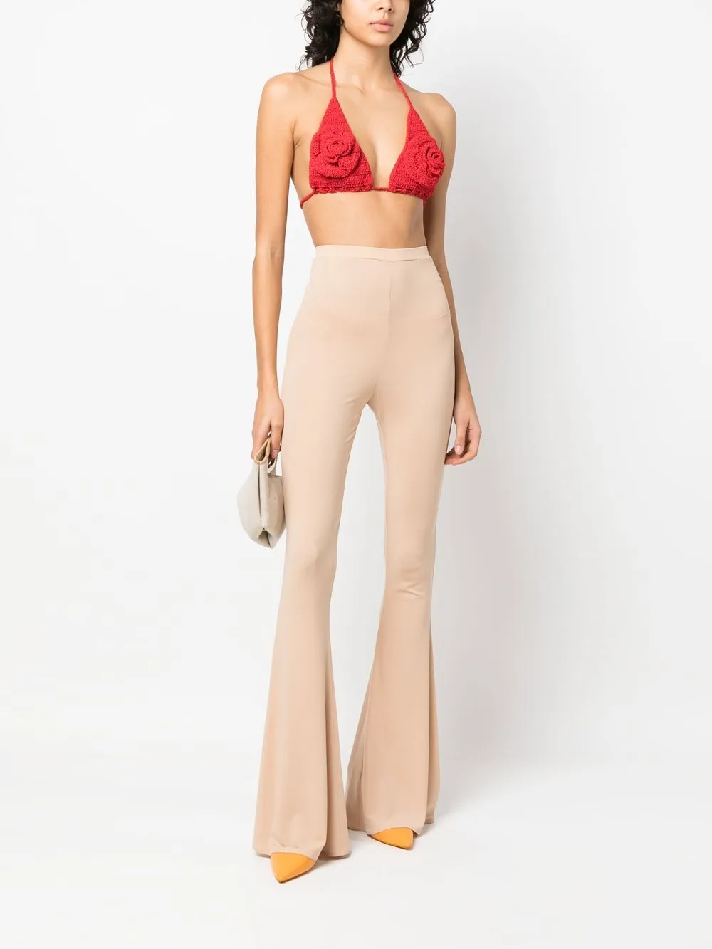Magda Butrym High waist broek - Beige