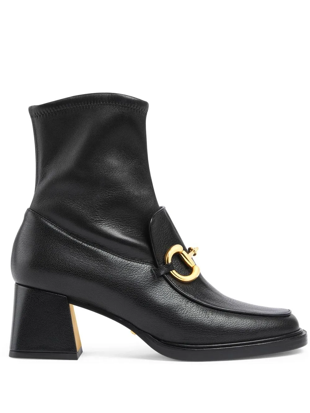 Shop Gucci Horsebit-detail 55mm Boots In Black