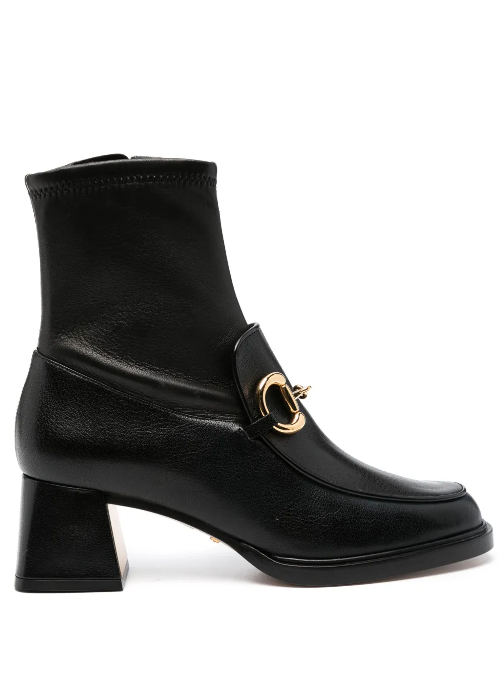 Leather ankle best sale boot gucci