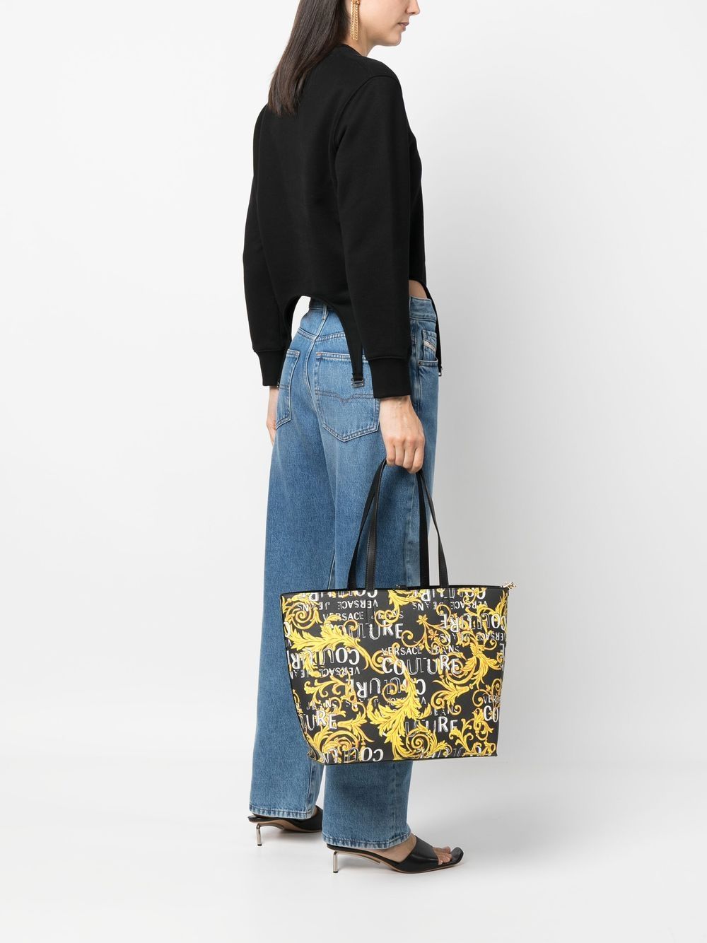 Versace Jeans Couture logo-print Tote Bag - Farfetch
